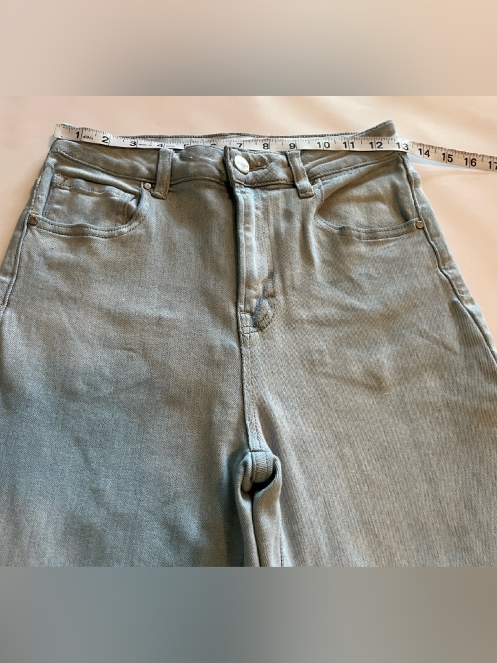 Risen Jeans Wide Leg Flare High Rise Size 7/28 - Picture 4 of 16